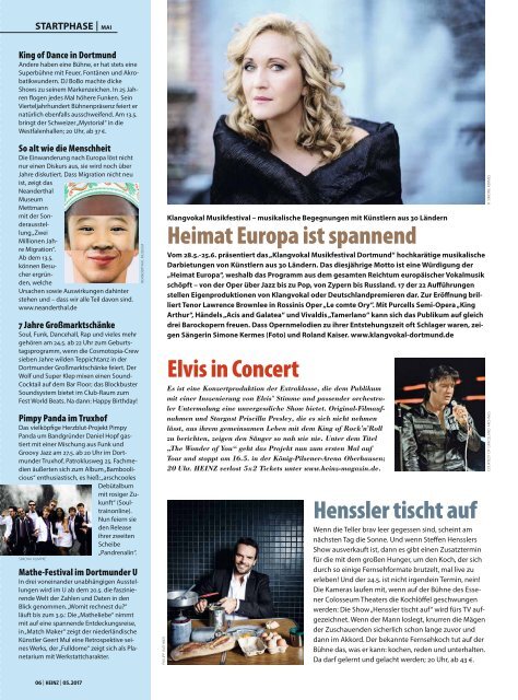 HEINZ Magazin Dortmund 05-2017
