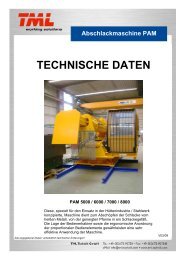 Datenblatt Abschlackmaschine PAM V0309