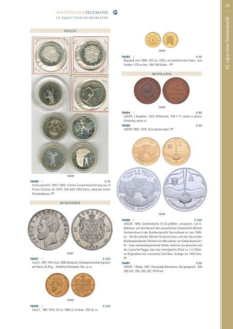 Auktionshaus Felzmann - Auktion-1014 - Numismatik