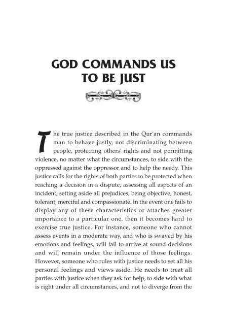 Yahya - Justice and Tolerance in the Qur&#039;an (2003)