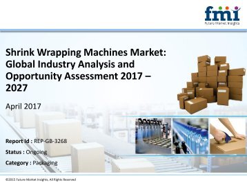 Shrink Wrapping Machines Market Expected to Expand at a Steady CAGR through 2027
