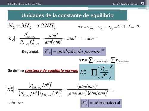 EQUILIBRIO QUÍMICO