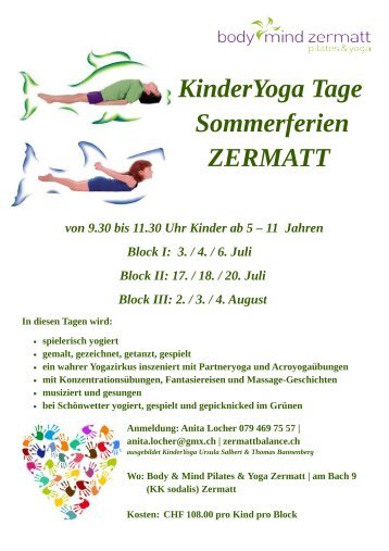 Kinderyoga Sommer 