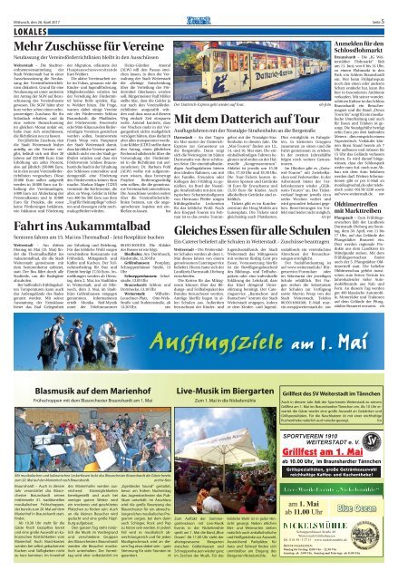 Wochen-Kurier 17/2017 - Lokalzeitung für Weiterstadt und Büttelborn