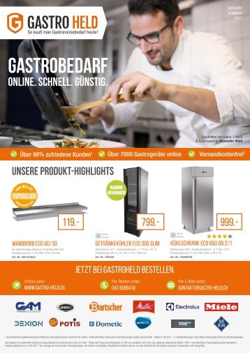 GastroHeld CH Katalog Sommer 2017