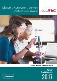EducaTec AG - Vernier Katalog 2017 DE