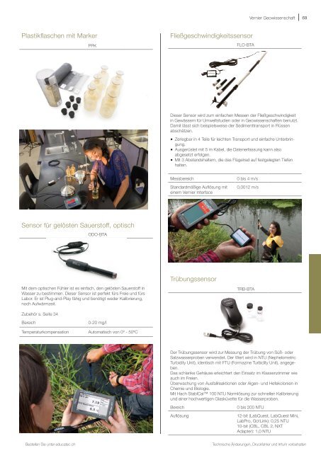 EducaTec AG - Vernier Katalog 2017 DE