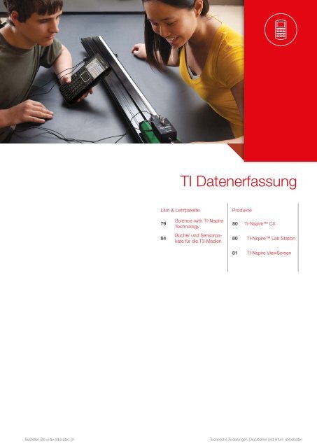 EducaTec AG - Vernier Katalog 2017 DE