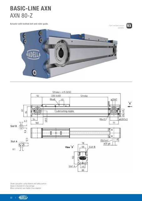 NADELLA – Linear Modules AXN171EN