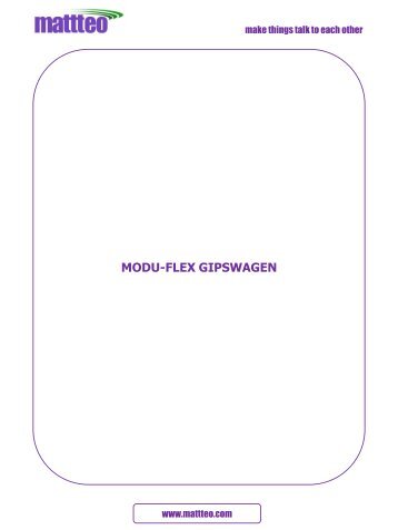 Brochure MODU-FLEX gipswagen