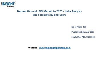 Global Natural Gas and LNG Market Overview, Size, Share, Trends, Analysis and Forecast to 2025 |The Insight Partners