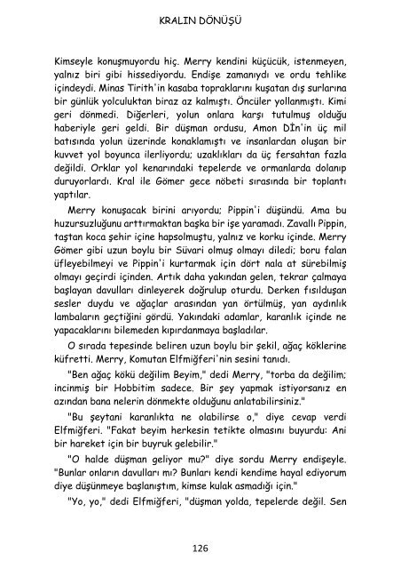 J.R.R. Tolkien - Kralın Dönüşü