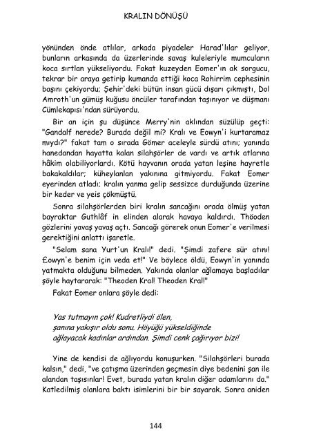 J.R.R. Tolkien - Kralın Dönüşü