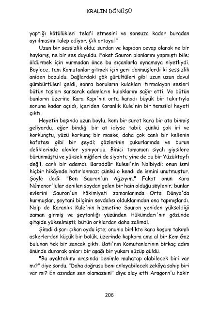 J.R.R. Tolkien - Kralın Dönüşü