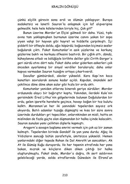 J.R.R. Tolkien - Kralın Dönüşü