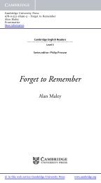 Forget to Remember - Cambridge University Press