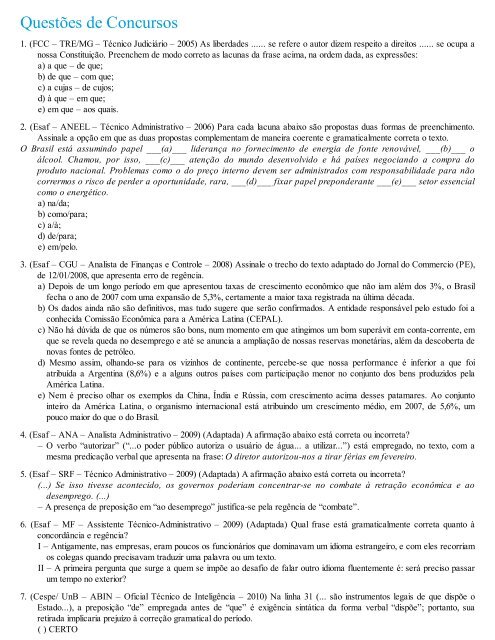 A Gramatica para Concursos - Fernando Pestana