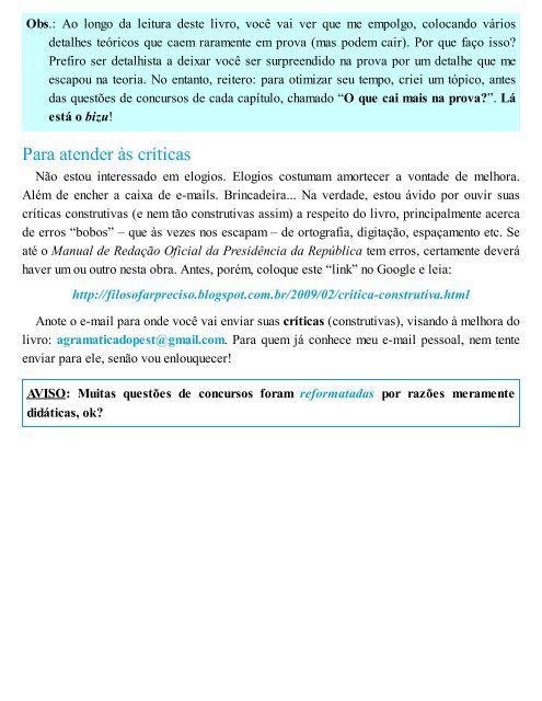 A Gramatica para Concursos - Fernando Pestana