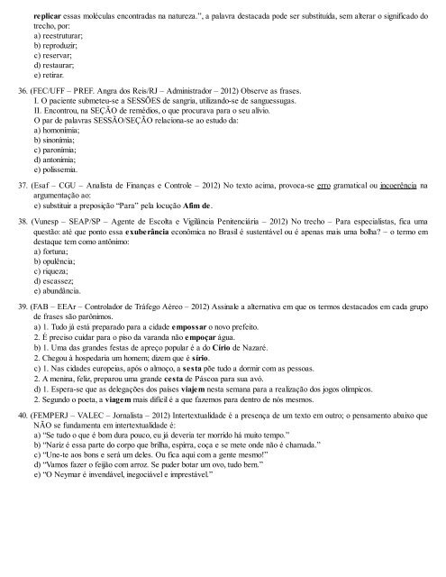 A Gramatica para Concursos - Fernando Pestana