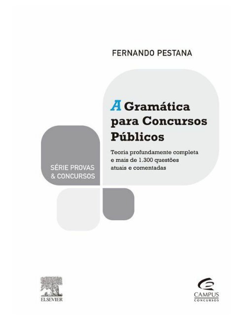 A Gramatica para Concursos - Fernando Pestana