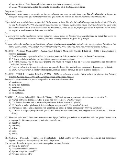 A Gramatica para Concursos - Fernando Pestana