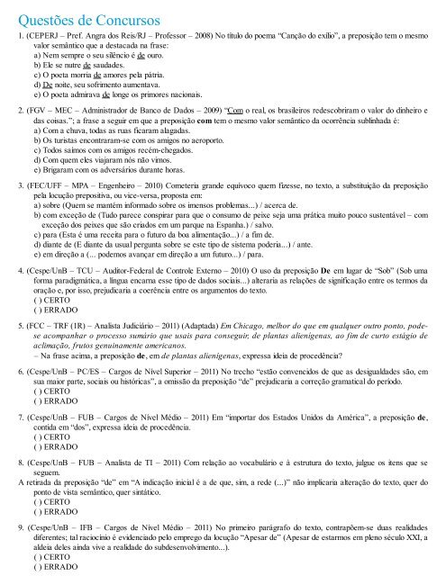 A Gramatica para Concursos - Fernando Pestana