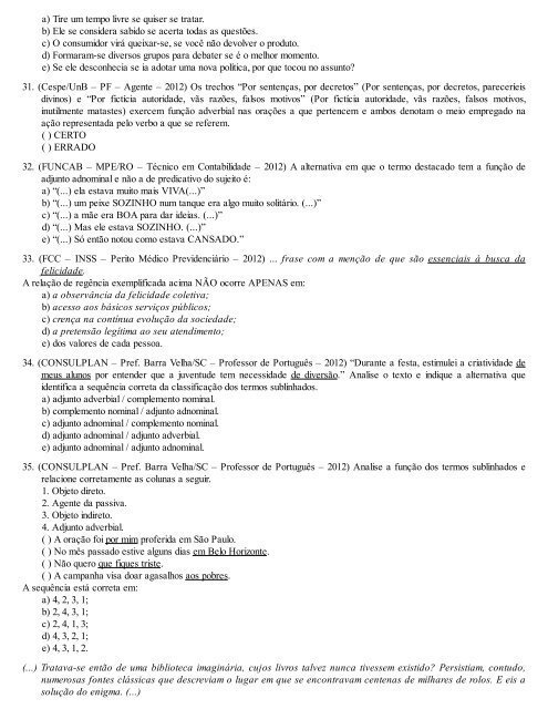 A Gramatica para Concursos - Fernando Pestana