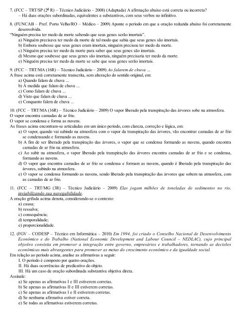 A Gramatica para Concursos - Fernando Pestana