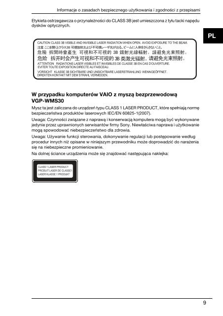 Sony VPCEC4A4E - VPCEC4A4E Documents de garantie Roumain