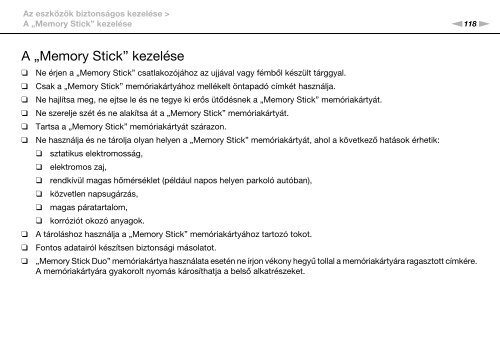 Sony VPCEC4A4E - VPCEC4A4E Mode d'emploi Hongrois