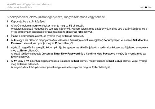 Sony VPCEC4A4E - VPCEC4A4E Mode d'emploi Hongrois