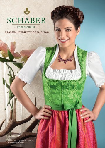 Tracht im Beruf - Großhandelskatalog 2015