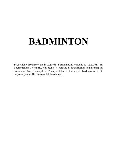 badminton