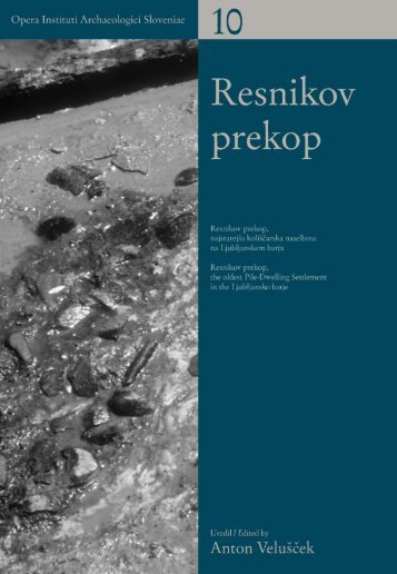 resnikov prekop - Inštitut za arheologijo - ZRC SAZU