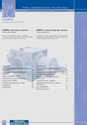 1- catalogue sommaire.qxp - Redex-Andantex