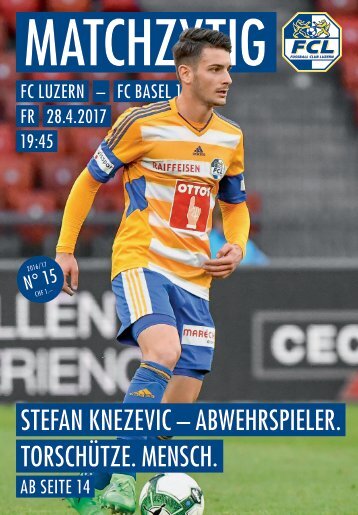 FC LUZERN MATCHZYTIG N°15 16/17 (RSL 30)