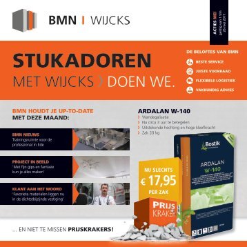 BMN Wijcks krant - stukadoren met BMN Wijcks > doen we. Uitgave mei 2017
