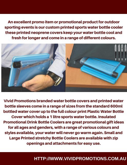 Custom Printed Bottle Coolers | Vivid Promotions