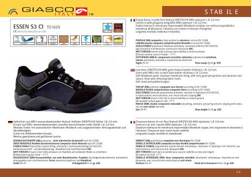 Giasco Catalogo tecnico 2017