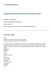 Global LED Epiwafer Market Research Report 2017