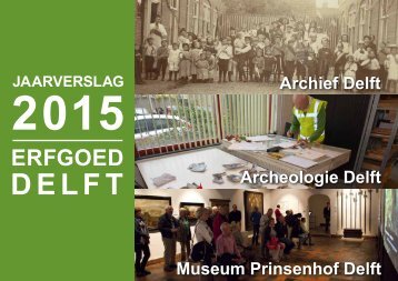 Jaarverslag ErfgoedDelft 2015