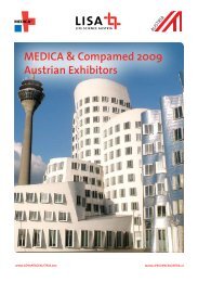 MEDICA & Compamed 2009 Austrian Exhibitors - Gesundheits-Cluster