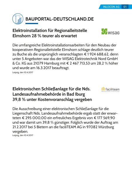 Auftragsvergabemonitor 1. Quartal 2017