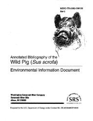 Annotated Bibliography of the Wild Pig (Sus scrofa - Clemson ...