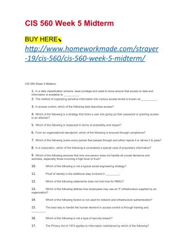 cis 499 project Cis 499 strayer project deliverable 5_ infrastructure and security - free download as pdf file (pdf), text file (txt) or read online for free. cis 499 project Cis 499 strayer project deliverable 5_ infrastructure and security - free download as pdf file (pdf), text file (txt) or read online for free.