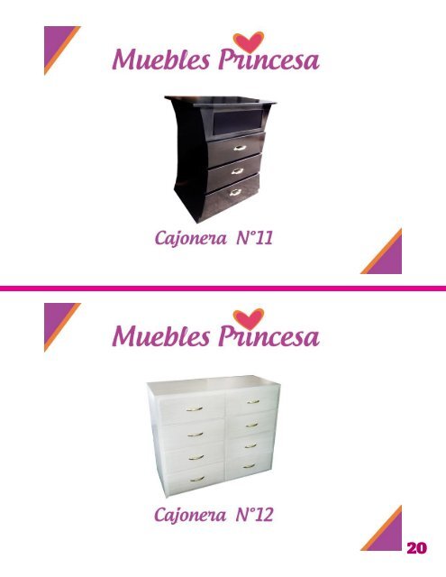 Catálogo Muebles Princesa 2017