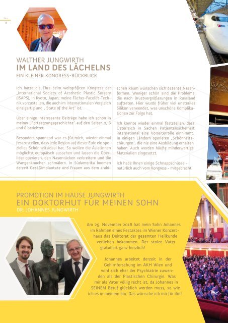 Aesthetic News - Ausgabe 13 - Dr. Walther Jungwirth 2017
