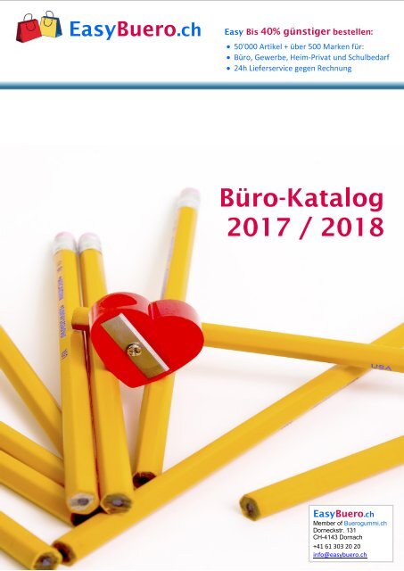 www.EasyBuero.ch - Bürobedarf Katalog