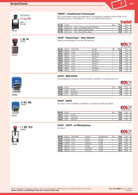 www.EasyBuero.ch - Bürobedarf Katalog