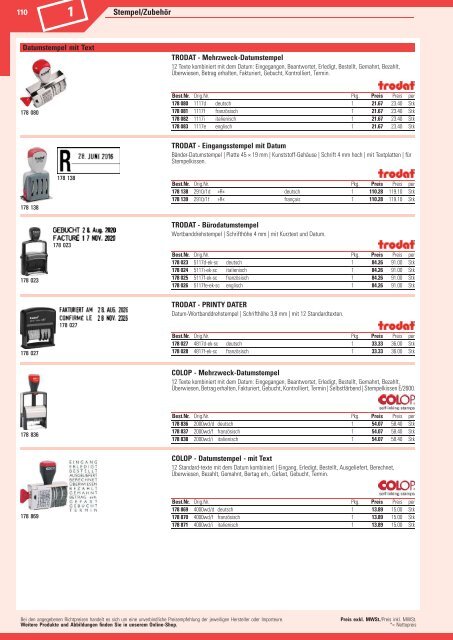 www.EasyBuero.ch - Bürobedarf Katalog